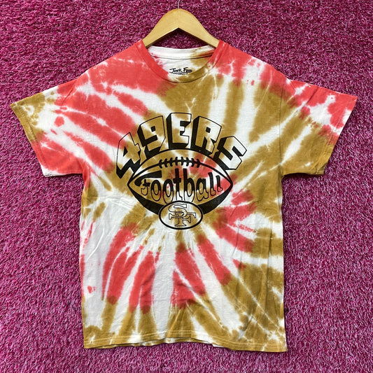 San Francisco 49ers Football Tie-Dye T-Shirt Small