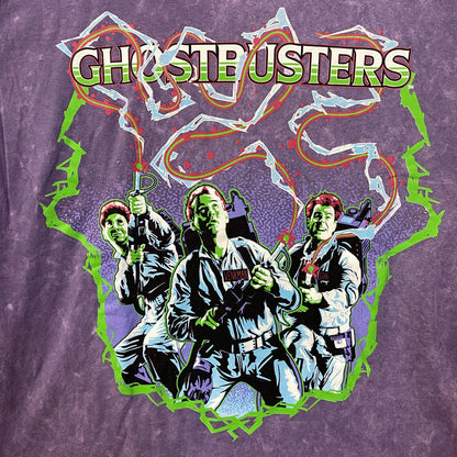 Ghostbusters Classic Team Retro Purple T-Shirt Large