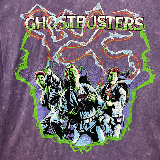 Ghostbusters Classic Team Retro Purple T-Shirt Large