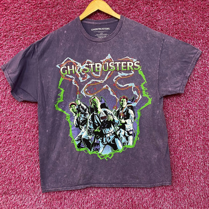 Ghostbusters Classic Team Retro Purple T-Shirt Large