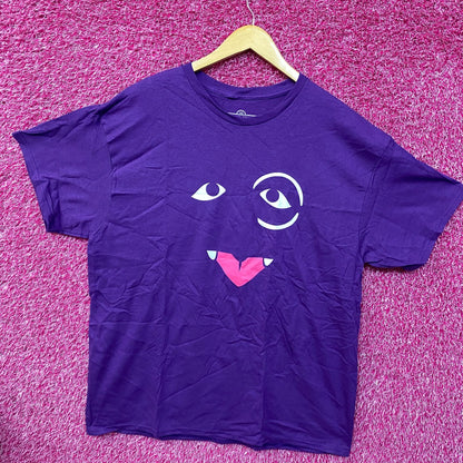 Sesame Street The Count Face Purple T-Shirt XL