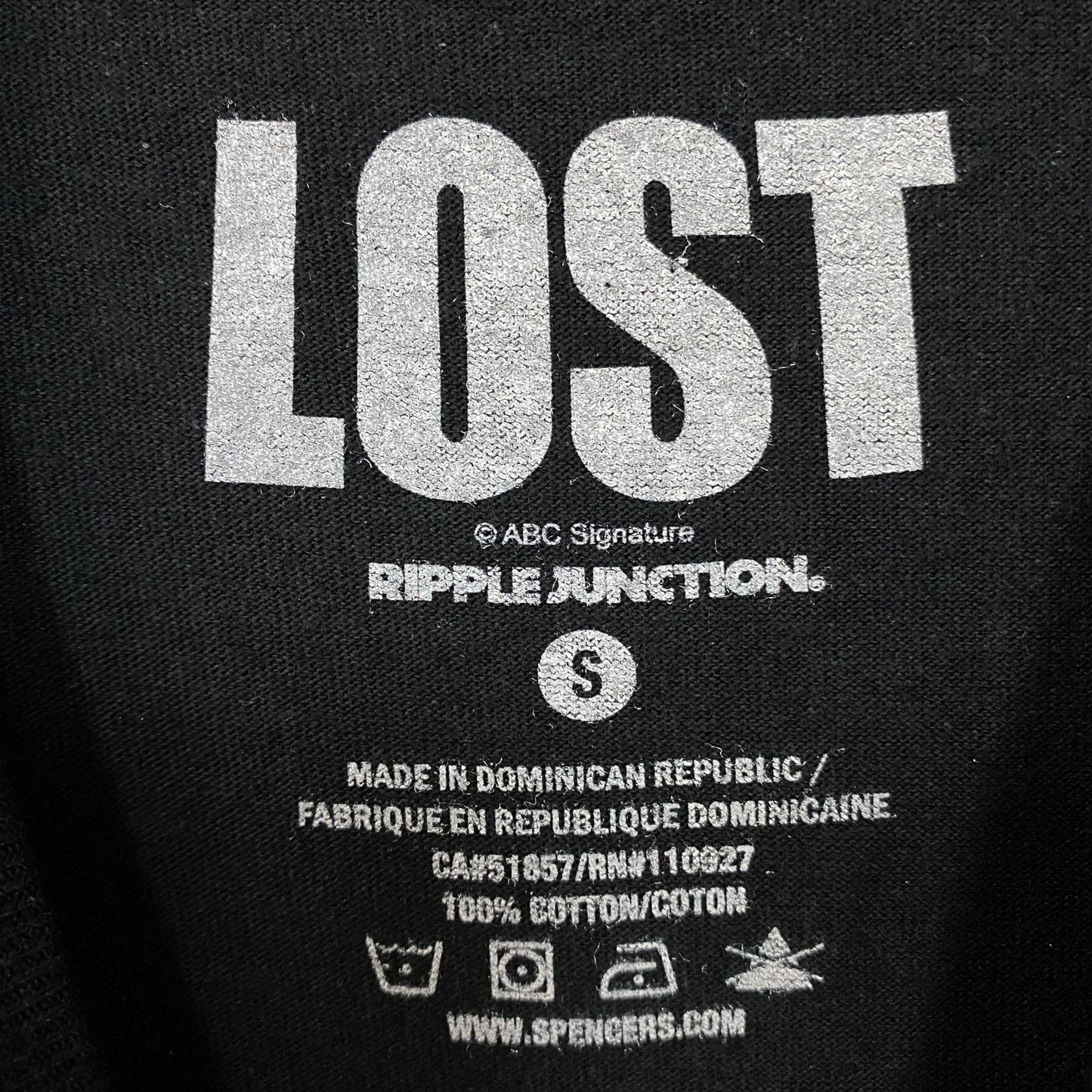 Lost TV Show Poster Tshirt size Small