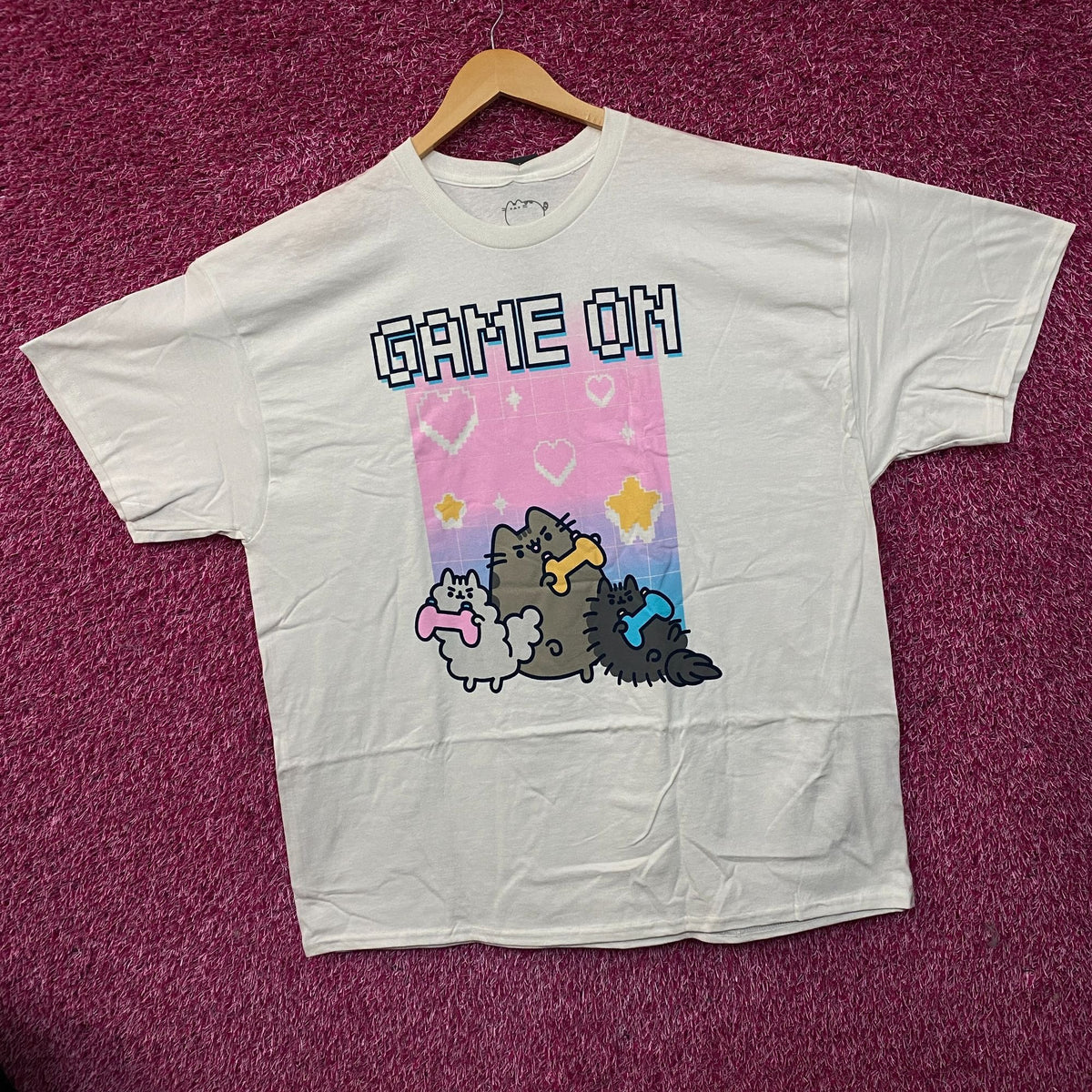 Pusheen "Game On" Graphic T-Shirt 2XL
