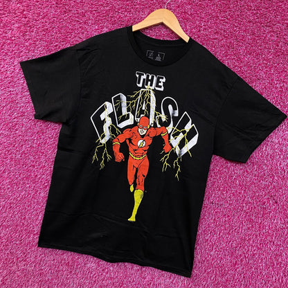 CVLA DC Comics The Flash Running Graphic T-Shirt Large