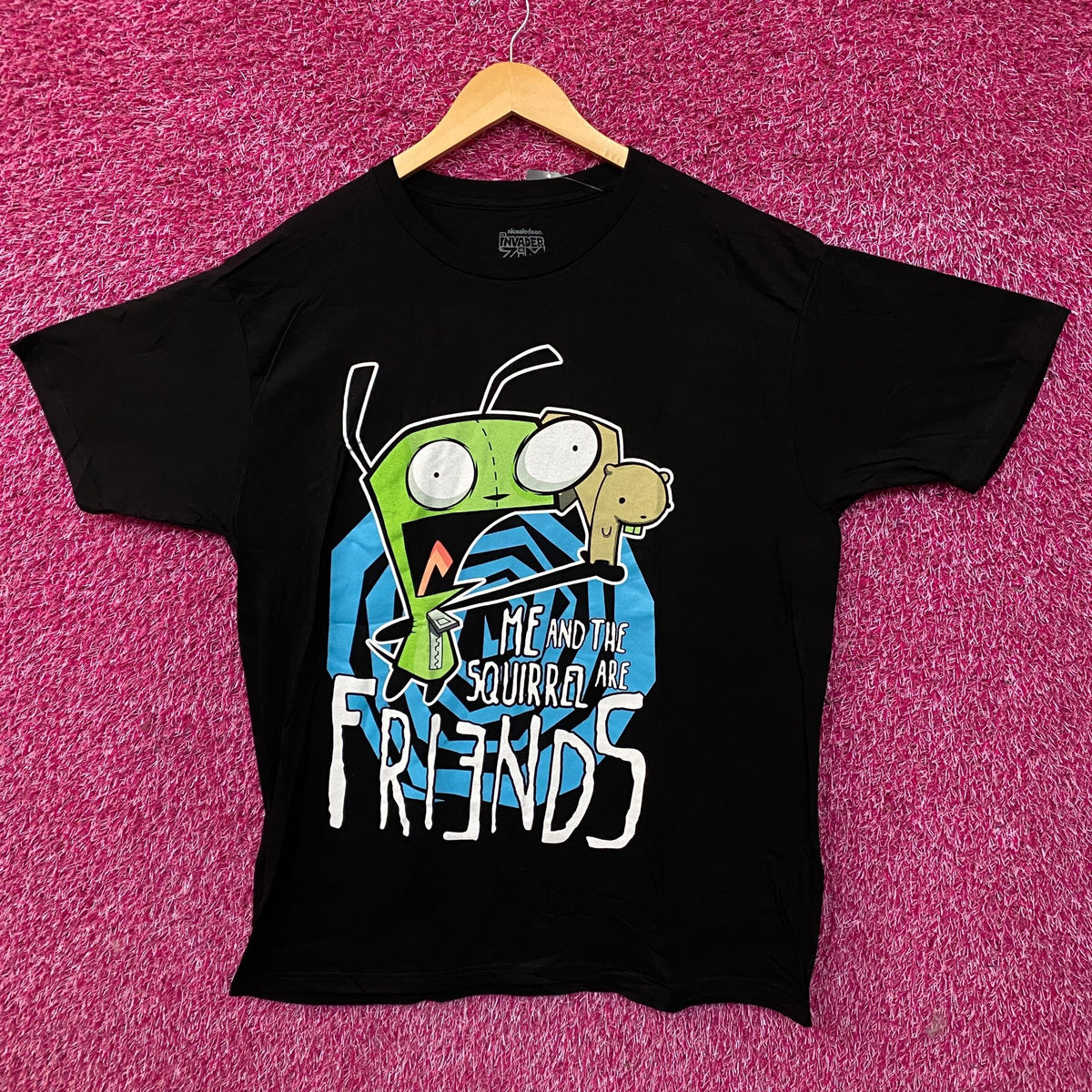 Invader Zim GIR & Squirrel Friends T-Shirt Large