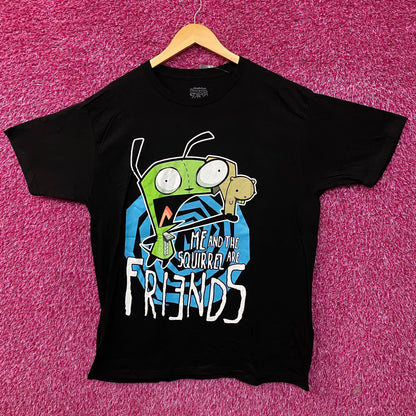 Invader Zim GIR & Squirrel Friends T-Shirt Large