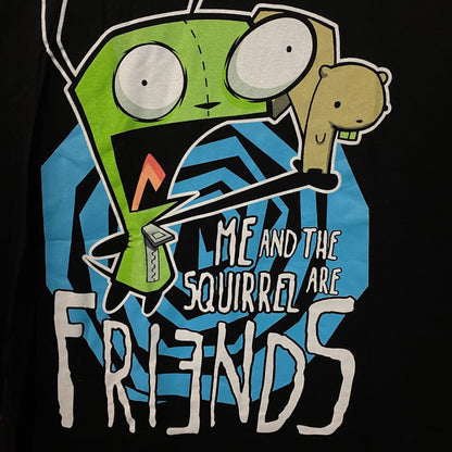 Invader Zim GIR & Squirrel Friends T-Shirt Large