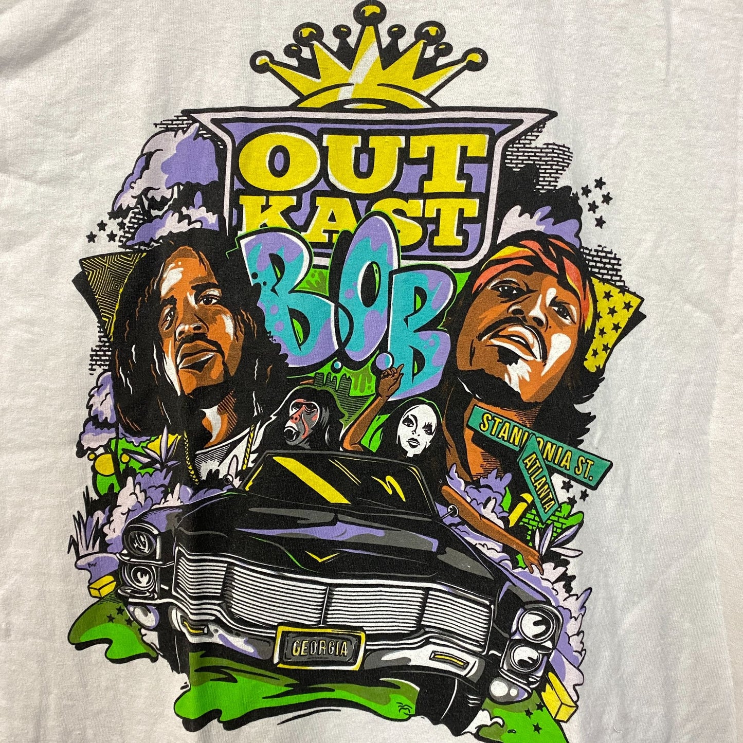 Outkast B.O.B. Big Boi & André 3000 Graphic T-Shirt Medium