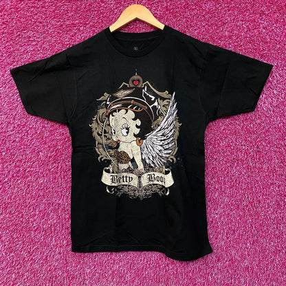 Fleischer Betty Boop Angel Cute Graphic T-Shirt Large