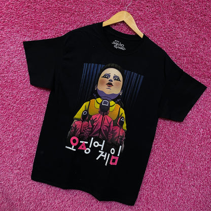 Squid Game Red Light Green Light Game Netflix Sereis Tee L