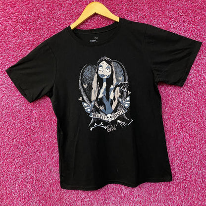 Tim Burton's Corpse Bride Emily Dearly Departed T-Shirt Large