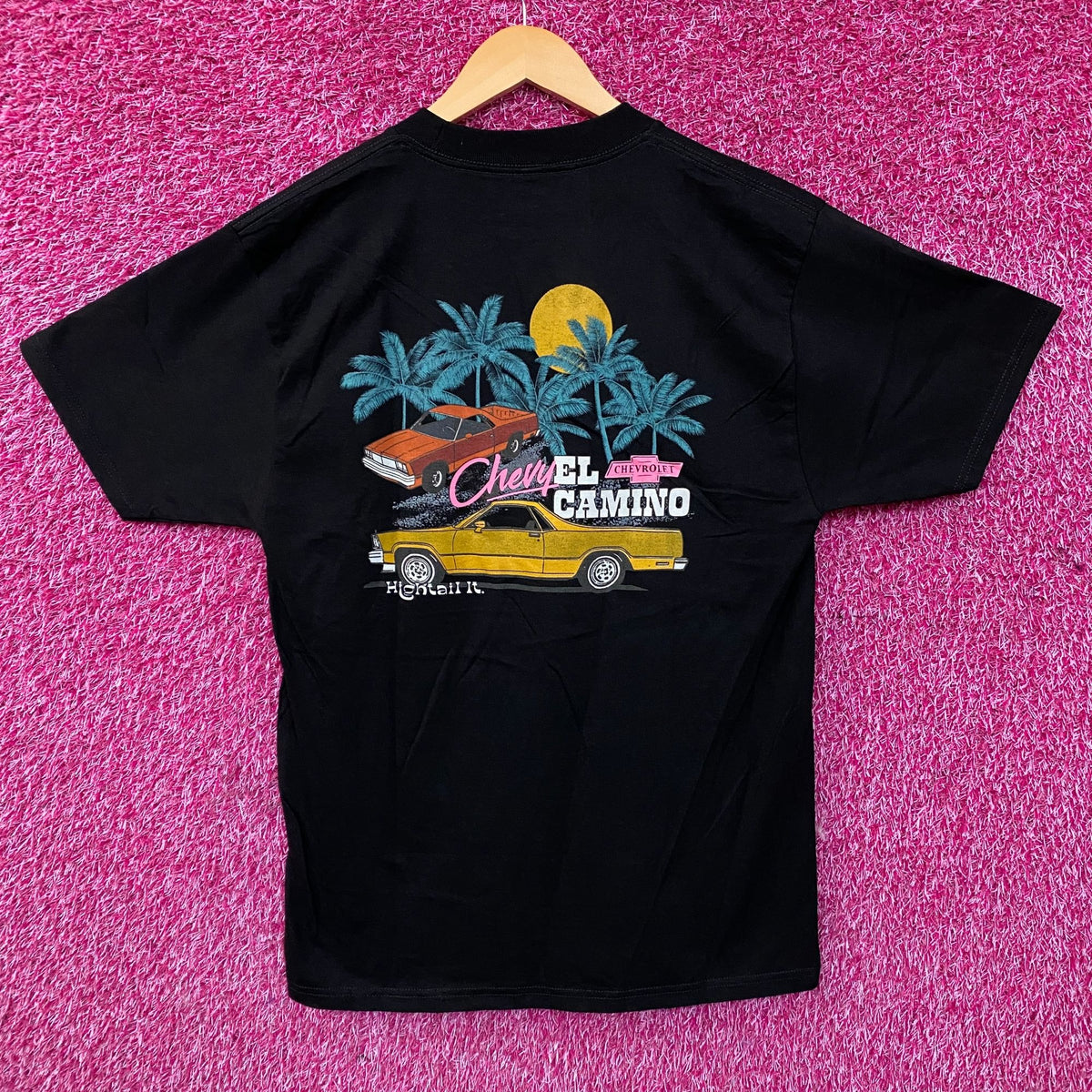 Chevrolet Hightail It Chevy El Camino Sunset Promotional T-Shirt Medium