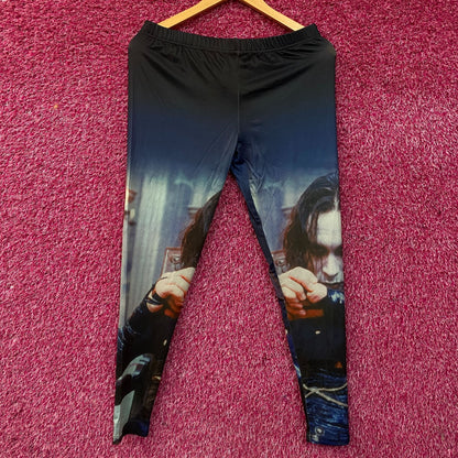 The Crow Brandon Lee As Eric Draven Stretch Leggings XL