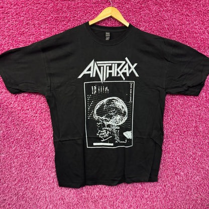 Anthrax Sound of White Noise Album Thrash Metal Band Tee 2XL