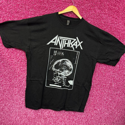 Anthrax Sound of White Noise Album Thrash Metal Band Tee 2XL
