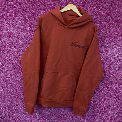 Famehouse Goods & Services Embroidered Corporate Merch Hoodie Large