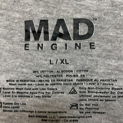 Paradise Flamingo Gray Tshirt size L/XL