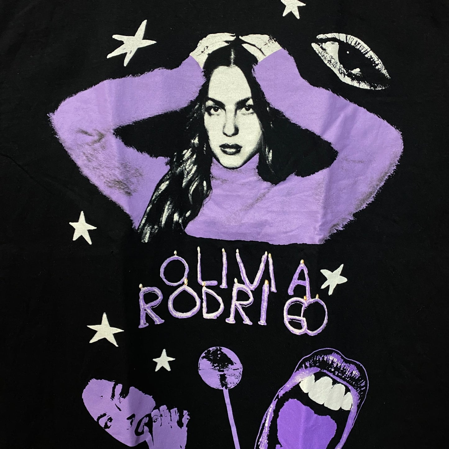 Olivia Rodrigo Guts Album World Tour T-Shirt Large