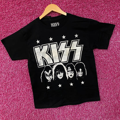 KISS Rock Band Members Graphic T-Shirt XS