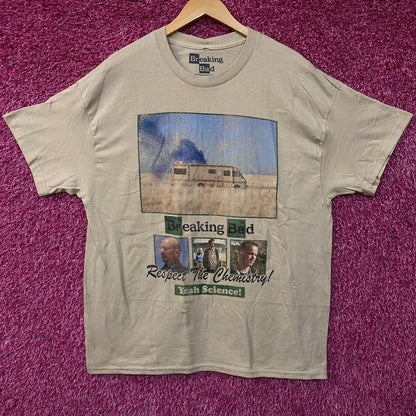 Breaking Bad "Respect the Chemistry" Graphic T-Shirt Large