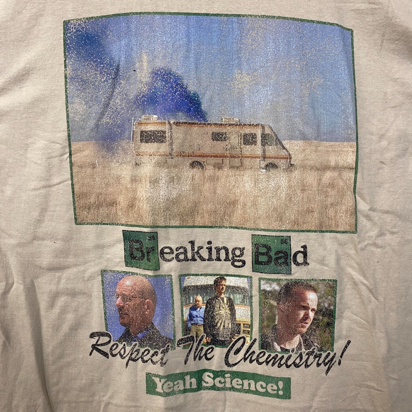 Breaking Bad "Respect the Chemistry" Graphic T-Shirt Large
