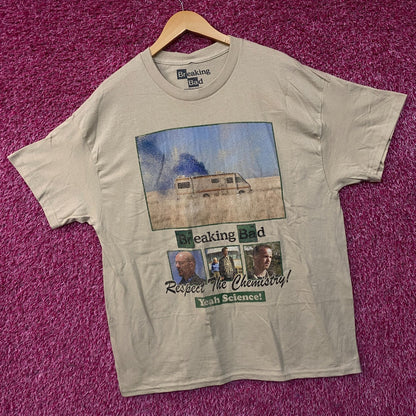 Breaking Bad "Respect the Chemistry" Graphic T-Shirt Large