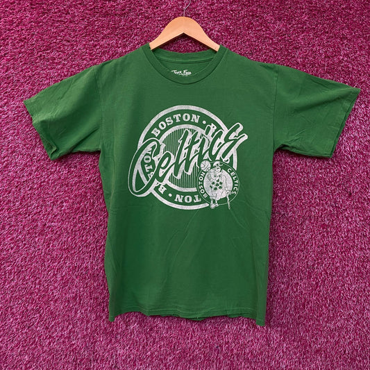 Junk Food Clothing Boston Celtics Crest Women's Vintage Style T-Shirt Small