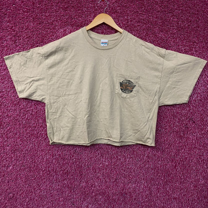 Junk Food Ford Motor City Flathead Women's Crop T-Shirt XL