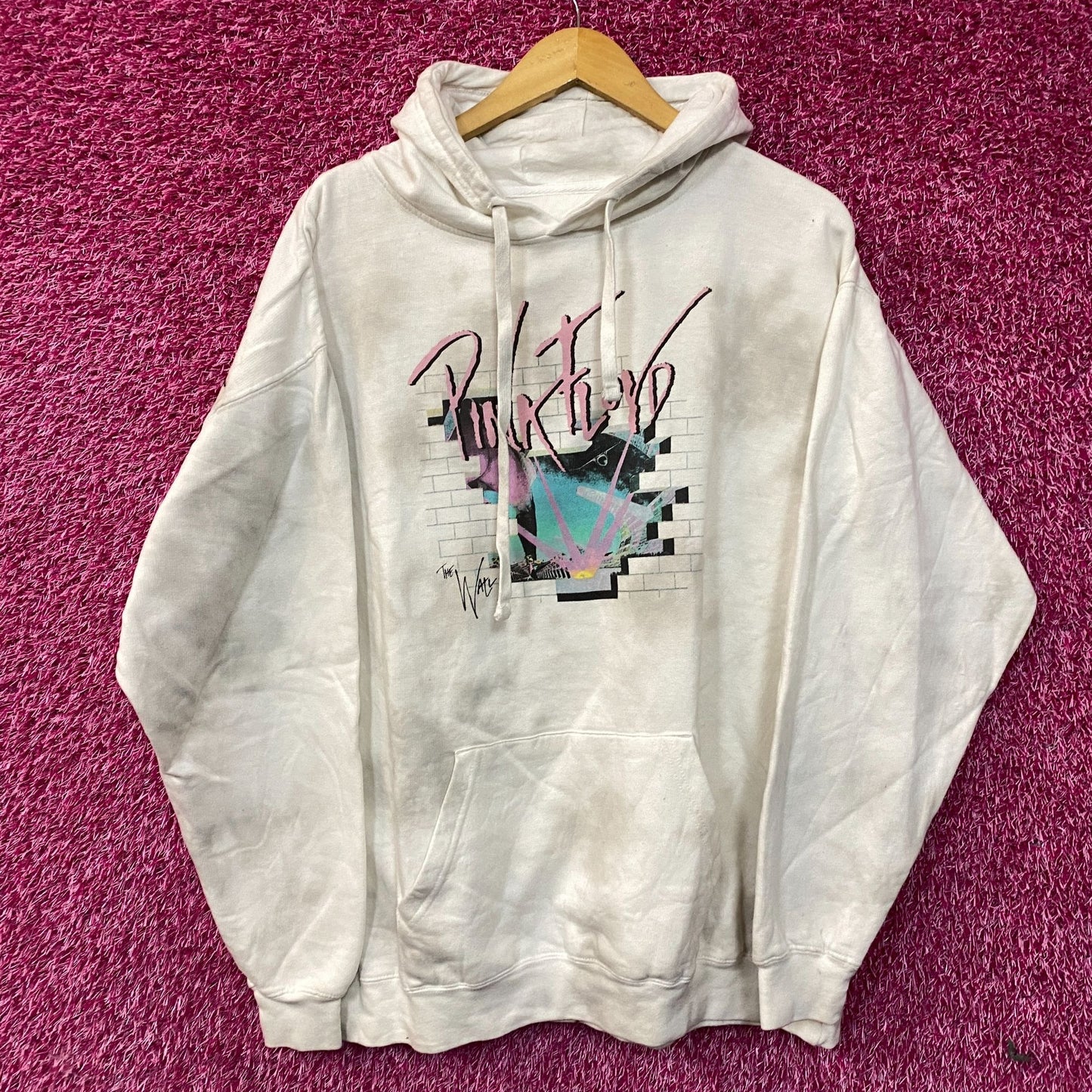 Pink Floyd The Wall Graphic Print Pullover Hoodie XL