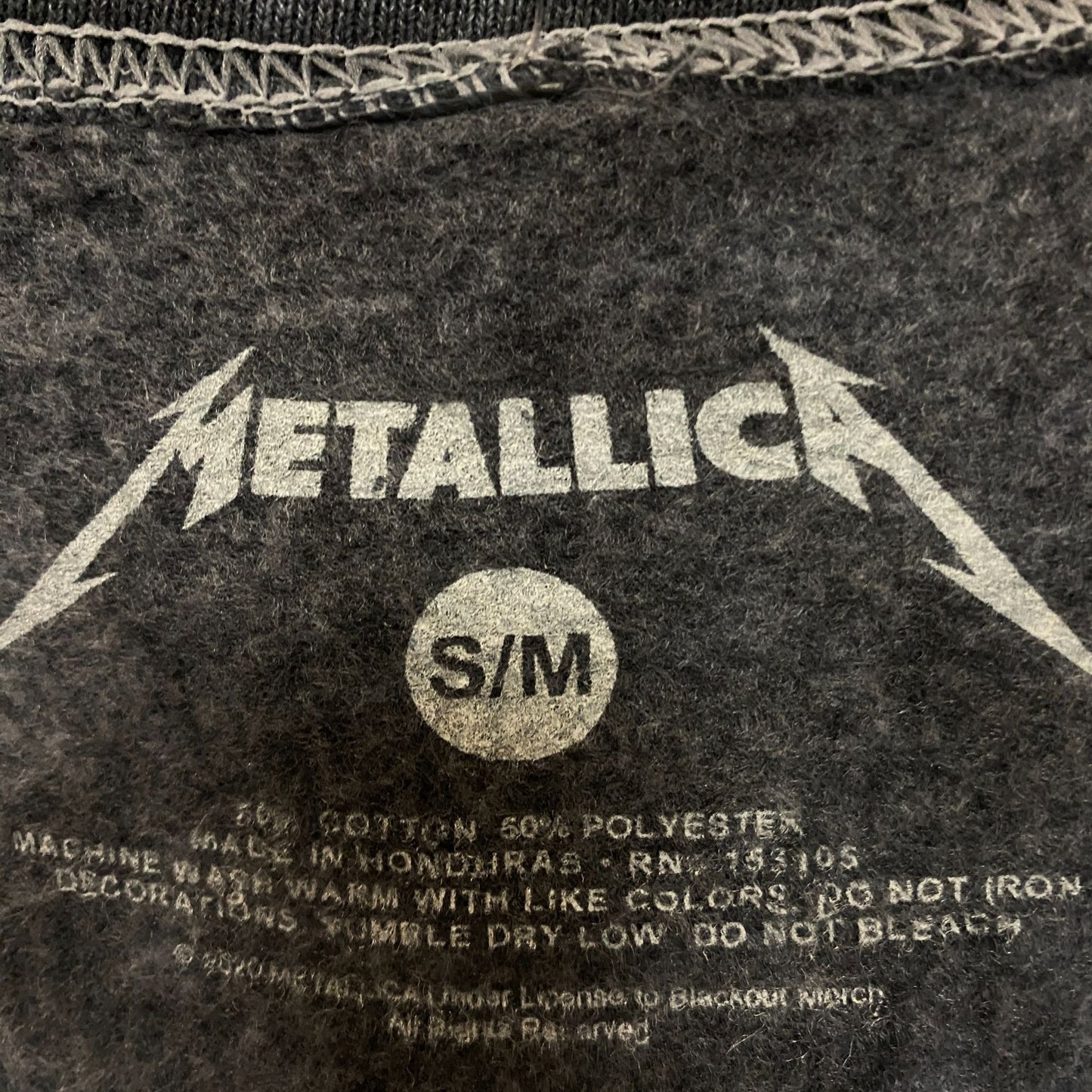 Metallica And Justice For All Tie Dye Crewneck Sweater S/M