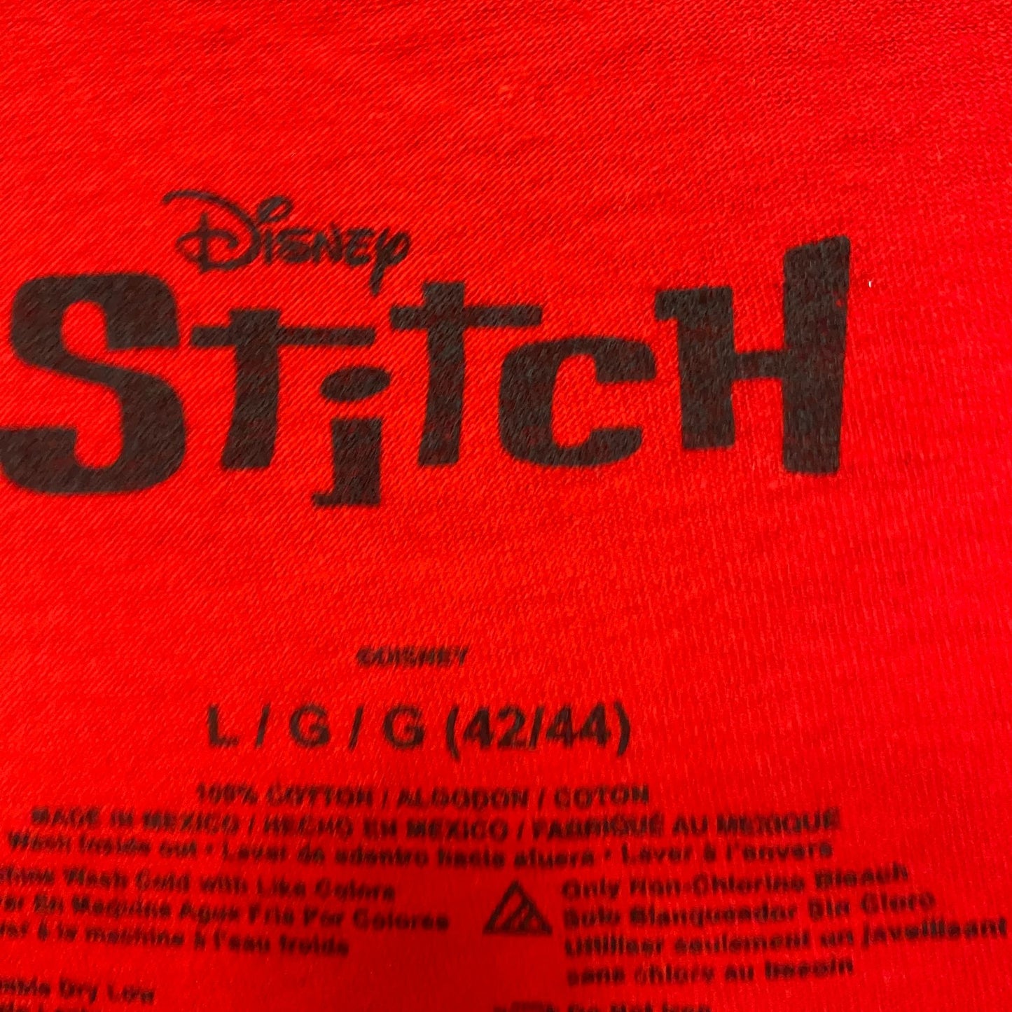 Santa Stitch Ho Ho Ho Lilo & Stitch Christmas Disney Tee L