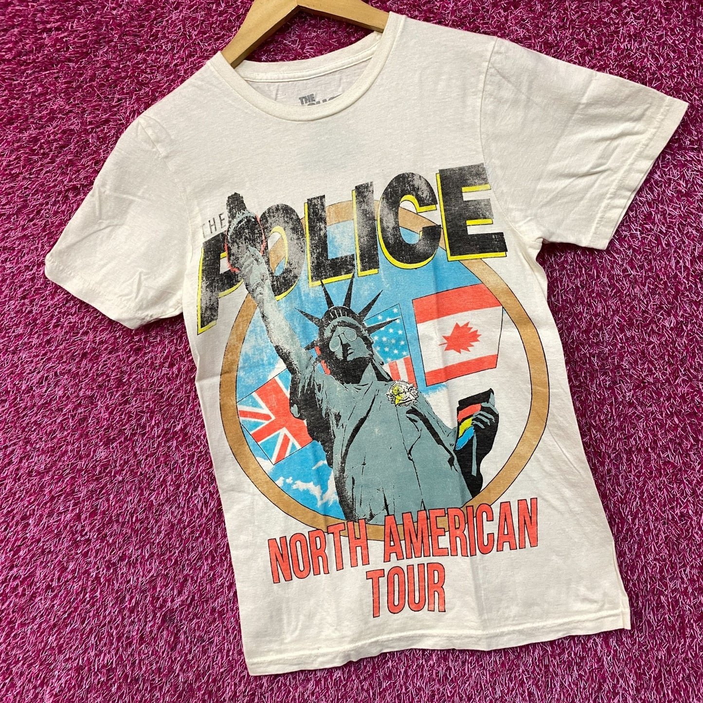 The Police North American Tour Rock Band T-Shirt Small
