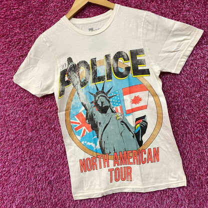 The Police North American Tour Rock Band T-Shirt Small