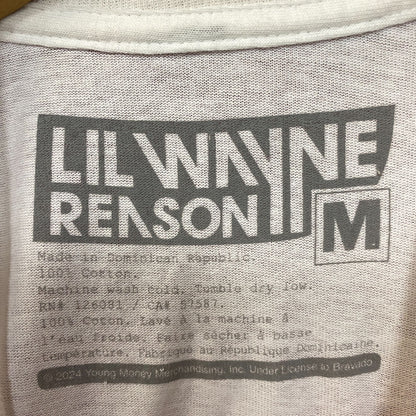 Reason Lil Wayne A Milli Lightning White T-Shirt medium