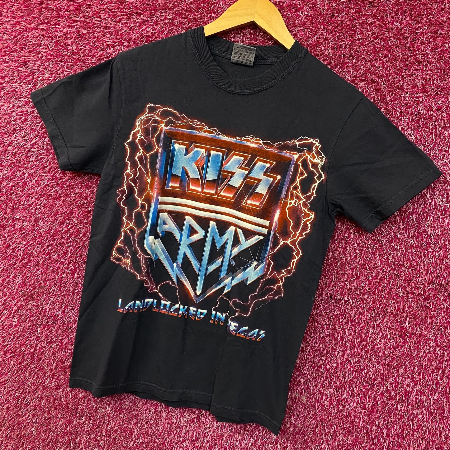 KISS Army "Landlocked in Vegas" Rock Band T-Shirt Small