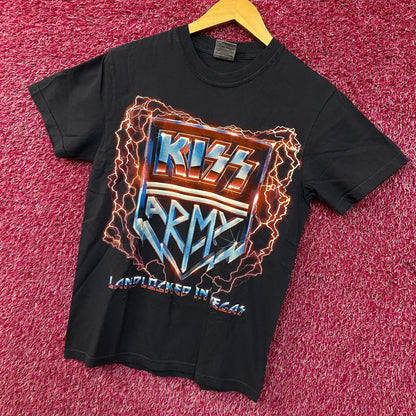 KISS Army "Landlocked in Vegas" Rock Band T-Shirt Small
