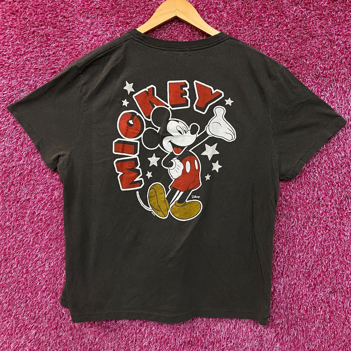 Junk Food Clothing X Mickey Mouse Womens Black Tee size 2XL