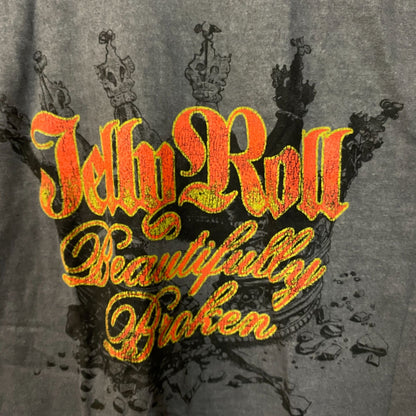Jelly Roll Beautifully Broken Graphic Album T-shirt 2XL