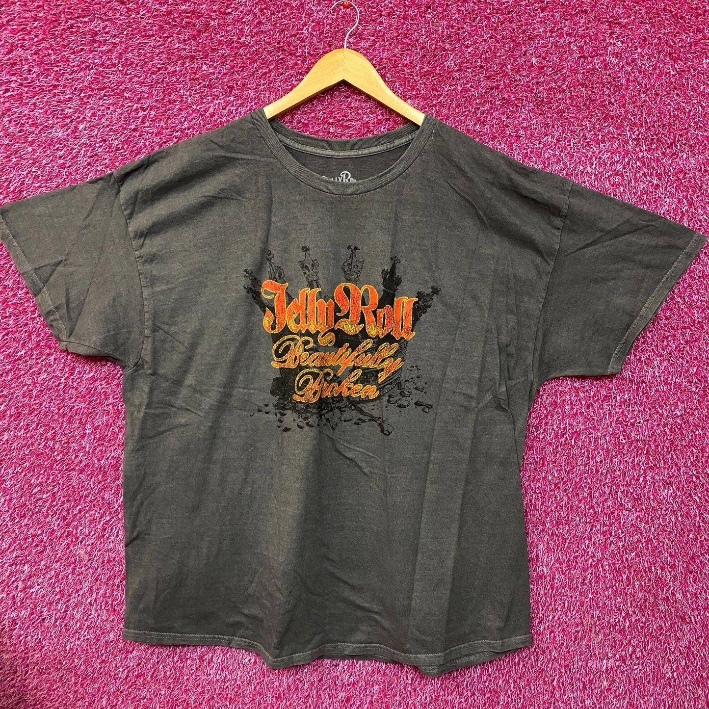Jelly Roll Beautifully Broken Graphic Album T-shirt 2XL