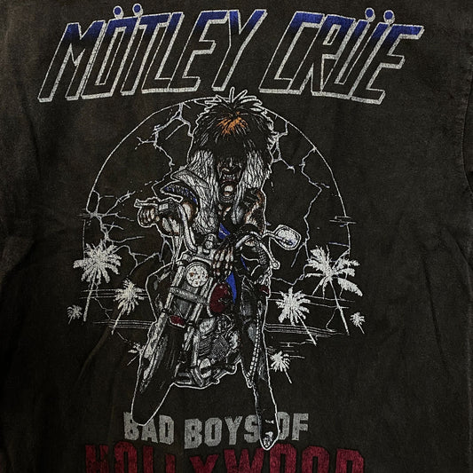 Motley Crue The Bad Boys of Hollywood Glam Metal T-Shirt S/M