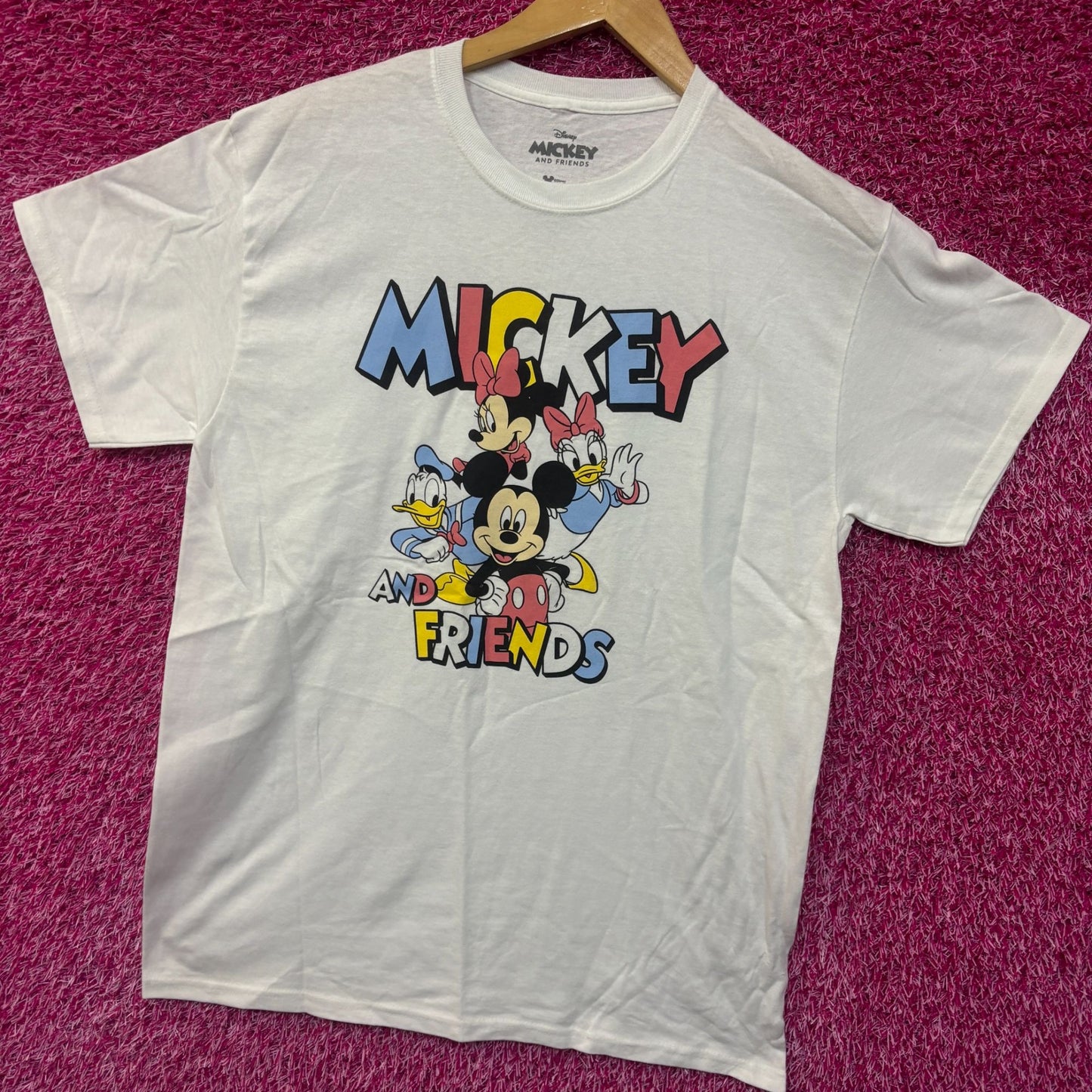 Mikey and Friends Pastel Disney Tshirt size medium