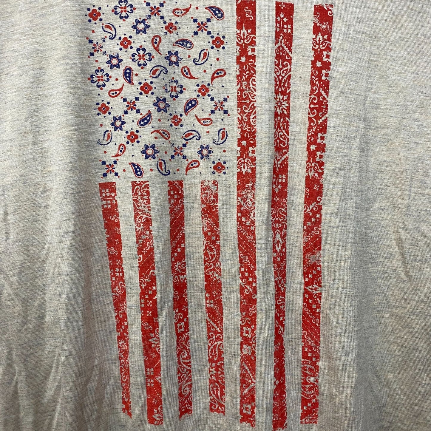 Maurices American Flag Paisley Pattern Women's Shirt 2XL