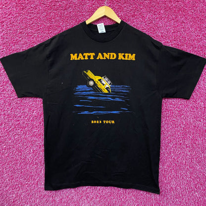 Matt and Kim 2023 Tour Graphic Design T-Shirt XL