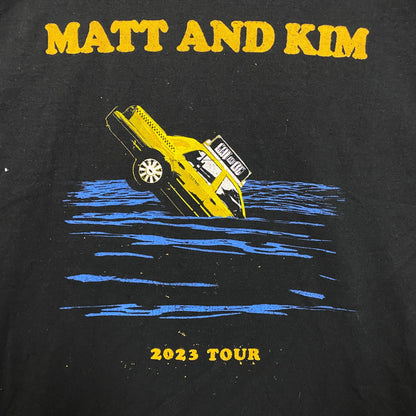 Matt and Kim 2023 Tour Graphic Design T-Shirt XL