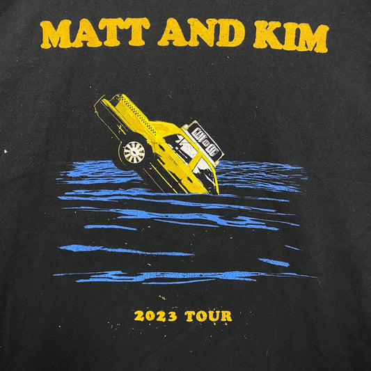 Matt and Kim 2023 Tour Graphic Design T-Shirt XL