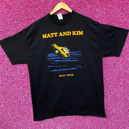 Matt and Kim 2023 Tour Graphic Design T-Shirt XL