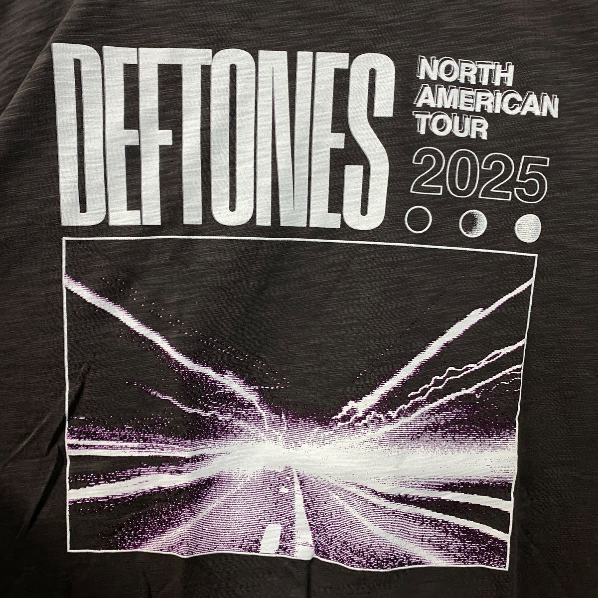 Deftones 2025 North American Tour 2025 Nu Metal T-Shirt Large