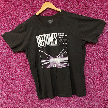 Deftones 2025 North American Tour 2025 Nu Metal T-Shirt Large