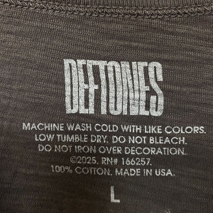Deftones 2025 North American Tour 2025 Nu Metal T-Shirt Large