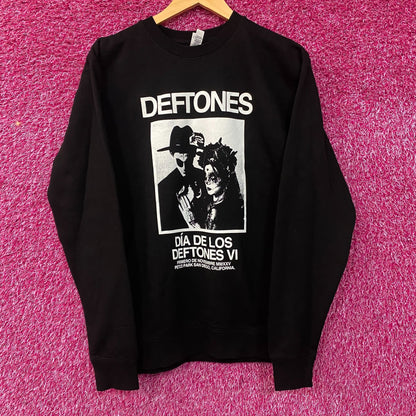 Dia De Los Deftones VI Music Festival Graphic Sweatshirt Small
